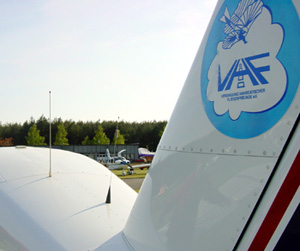 Logo am Flugzeug